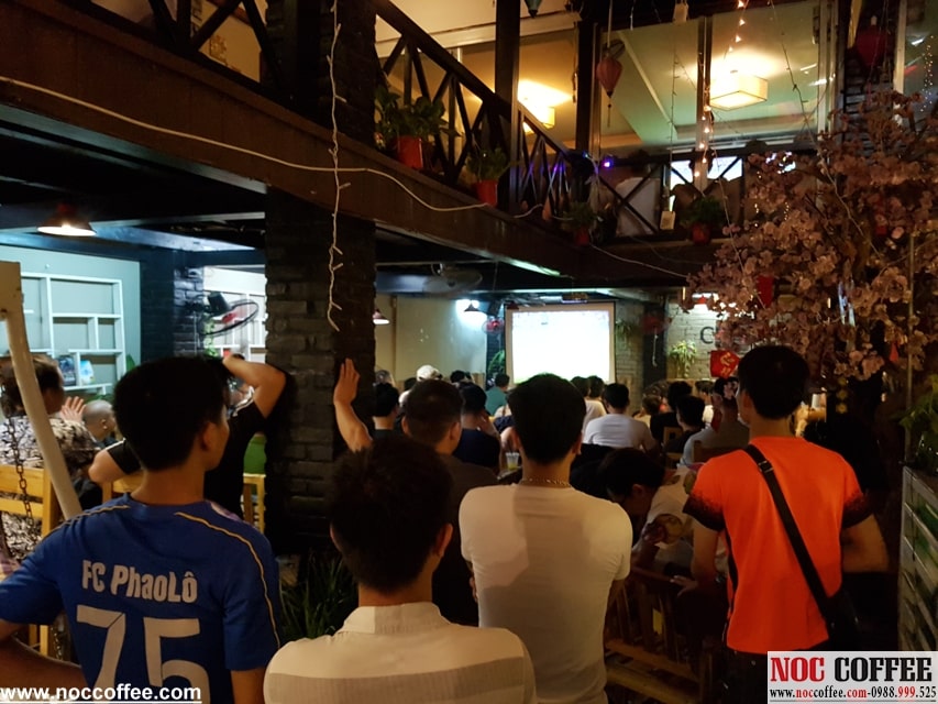 quán cafe xem bóng đá Hà Nội