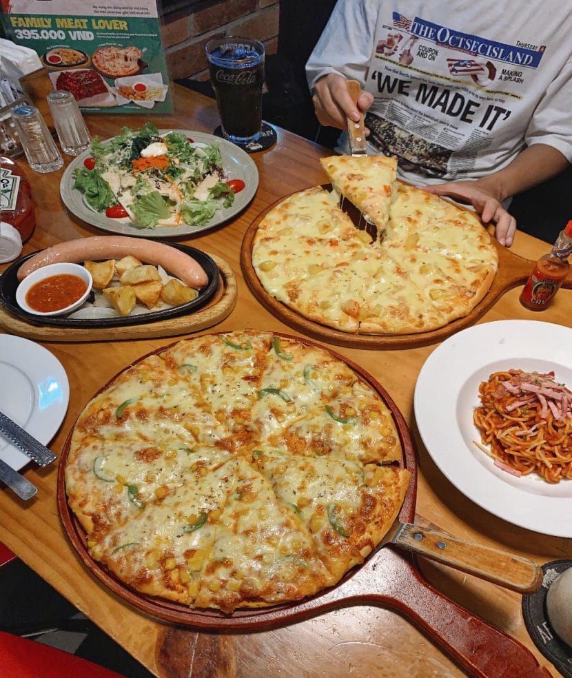 nhà hàng pizza tại Hà Nội
