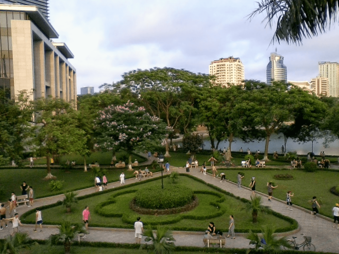 công viên xanh tại hà nội