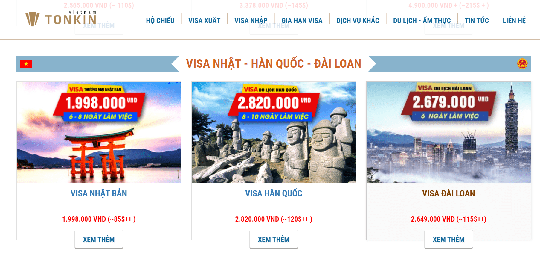 dịch vụ làm visa Hà Nội