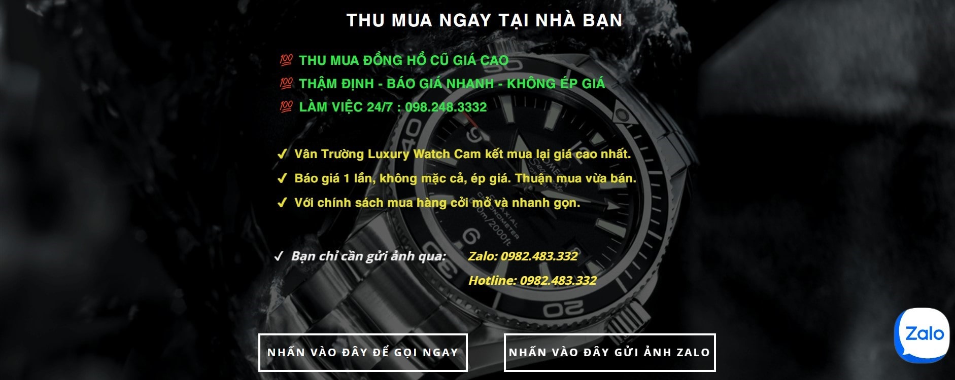 Vân Trường Luxury - Mua bán đồng hồ đã qua sử dụng tại Hà Nội