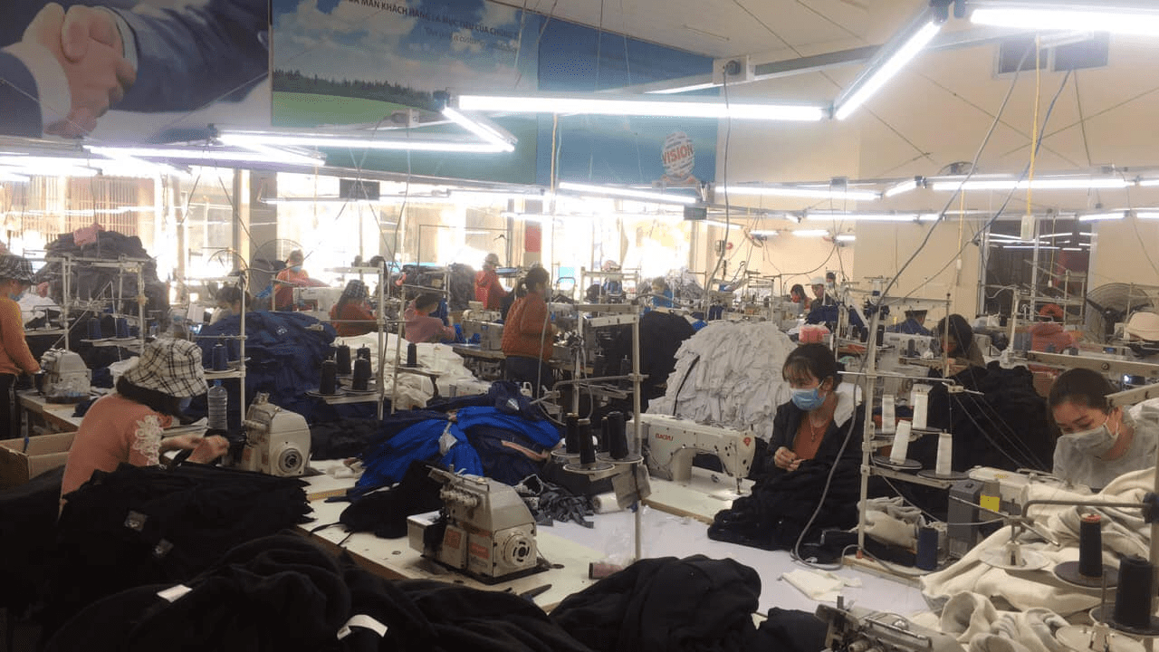 Xưởng quần áo hà nội