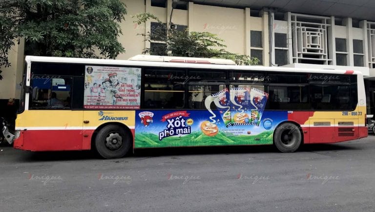 Quảng cáo xe bus hà nội