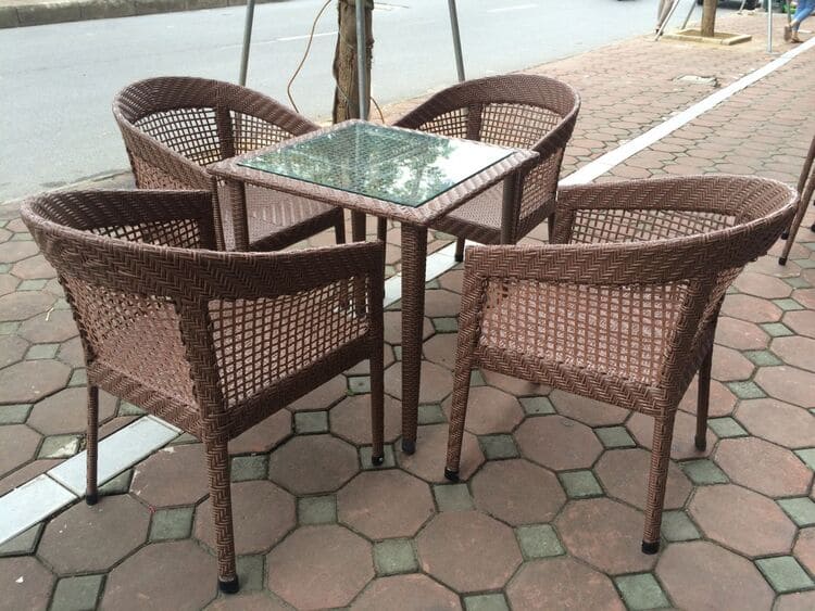 thanh lý bàn ghế cafe cũ tại Hà Nội