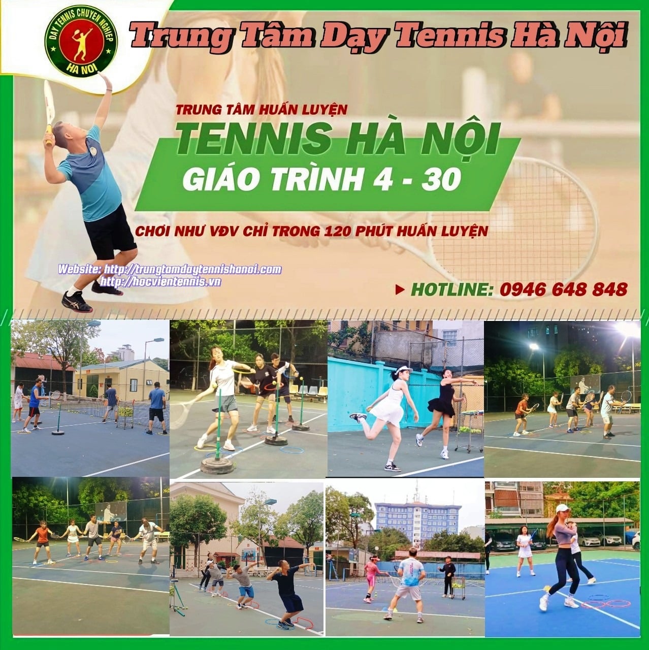Trung Tâm Dạy Tennis Hà Nội