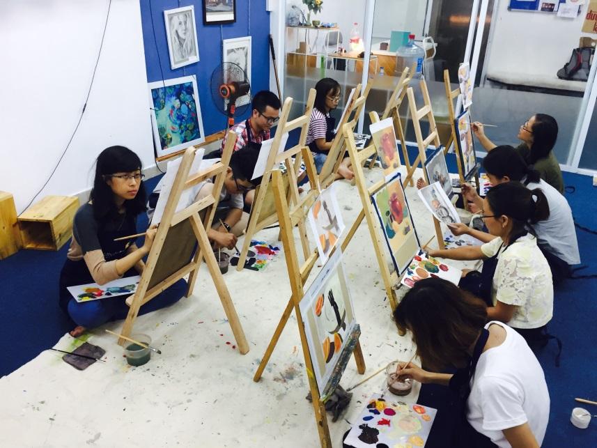 Lớp dạy học vẽ cho bé trẻ em thiếu nhi ở Hà Nội uy tín hàng đầu