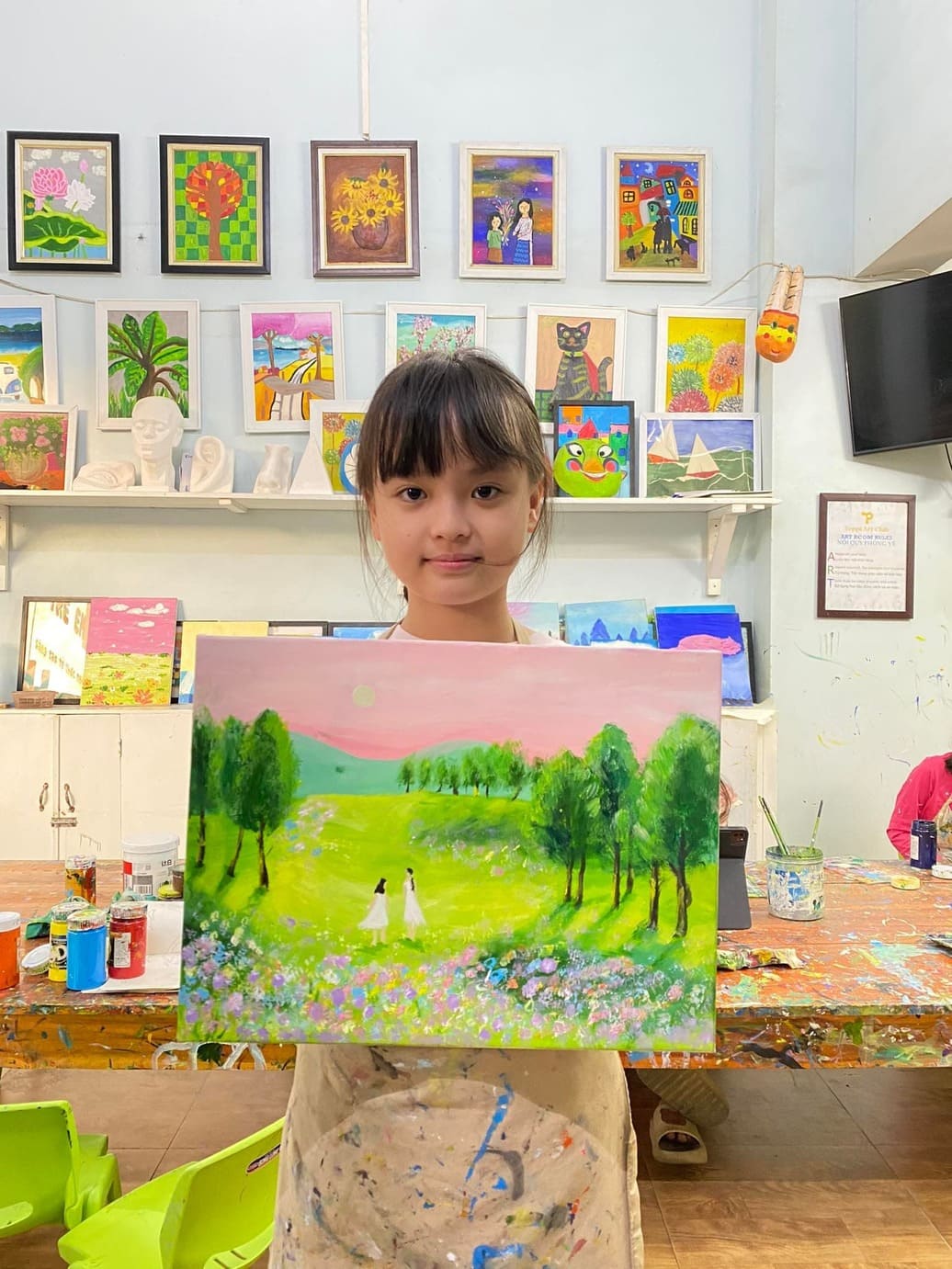 Lớp học vẽ cho bé Hà Nội