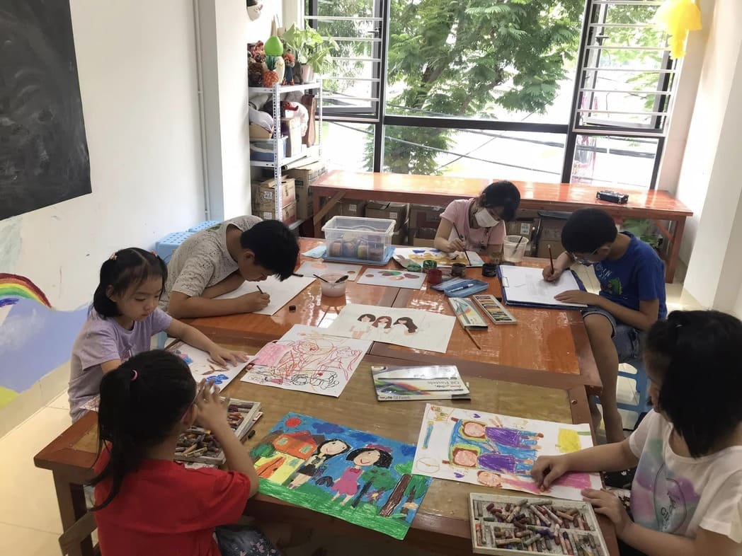 Học vẽ cho bé ở Hoàng Mai Hà Nội