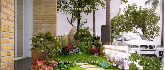 Thiết kế sân vườn Hà Nội