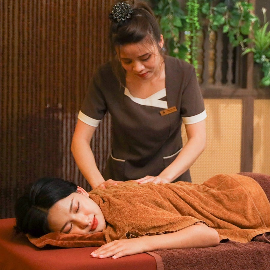 massage long biên